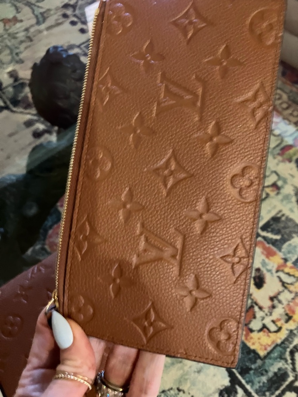 LOUIS VUITTON EMPRIENTE POCHETTE FELICIE BROWN - Picture 4 of 11